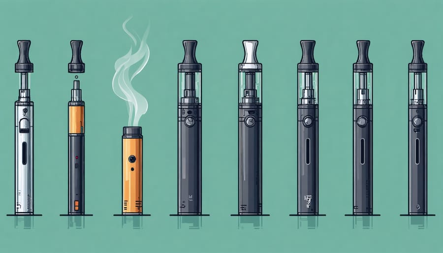 Different types of vaping devices and their common components