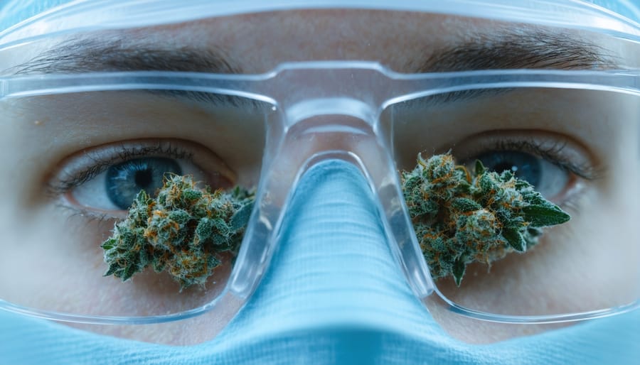 Research materials and equipment in active cannabinoid pharmacogenomics laboratory