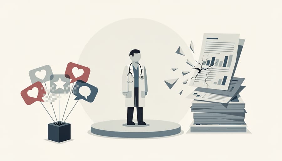 Conceptual image of glass jar breaking to represent the destruction of credibility through purchased engagement